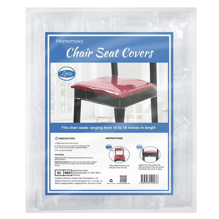 Homemaxs chair protector waterproof pvc dining chair covers removable sale