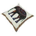 thumbnail image 3 of Indian Knitted Elephant Cotton Linen Throw Pillow Case Cushion Cover Decor, 3 of 5