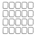 thumbnail image 1 of CIMAXIC 20pcs Metal Dee Ring D Webbing Belt Ribbon Buckle Strap Adjuster (Silver),0.98"X0.75"X0.16", 1 of 5