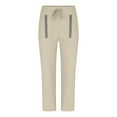 thumbnail image 4 of HomeGardon Pants for Men Drawstring Linen Pants Men Casual Fashion Loose Wide Leg Pants Pockets Beach Exercise Straight Barrel Pants,S-XXXL, 4 of 9