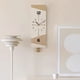thumbnail image 4 of Reloj sin perforaciones con reloj de pared oscilante for uso doméstico, reloj creativo for decoración de pared de lujo ligera en sala de estar, estudio, dormitorio., 4 of 4