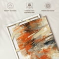 thumbnail image 6 of Elephant Stock Golden Dust Orange Ii Wall Art - Vertical Canvas Wall Art - Living Room Wall Decor - Abstract Canvas - Orange And Gray Decor By Silvia Vassileva - 8" x 12", 6 of 8