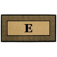 thumbnail image 1 of Greek Key 36" x 72" HeavyDuty Coir Doormat - Monogrammed E, 1 of 8