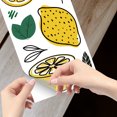 thumbnail image 4 of 1set 3pcs PVC Waterproof Decorative Stickers Self Adhesive Decals for Furniture Decoration Lemon 15x30cm, 4 of 8
