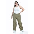 thumbnail image 2 of Jeans Wide Leg con textura /Juvenil, 6512 (Verde militar) verde 38, 2 of 6