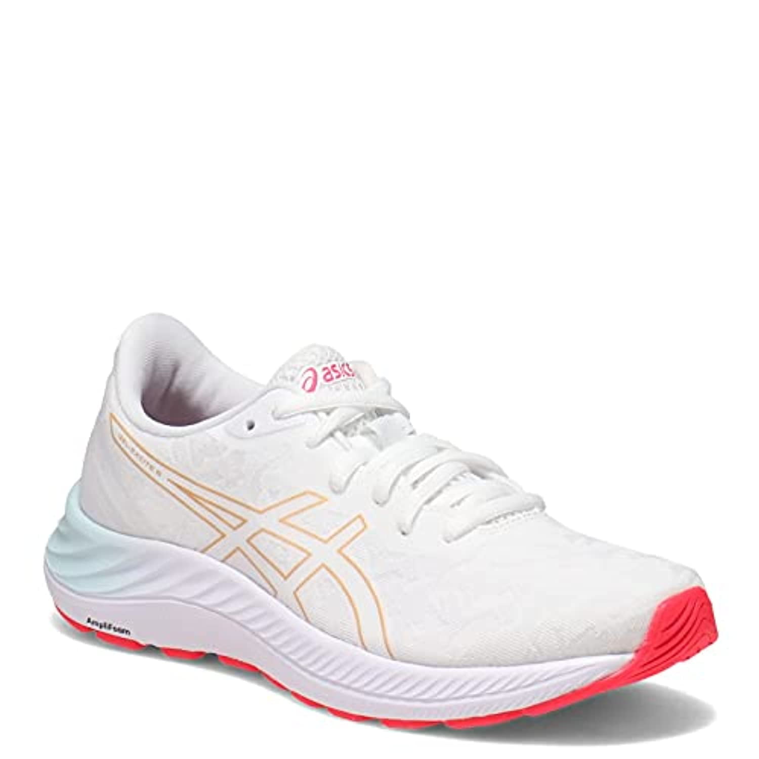 ASICS Women's Gel-Excite 8 Twist Running Shoes, 8, White/Champagne
