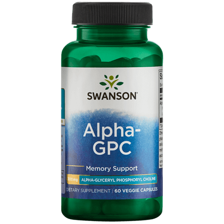 Swanson Alpha-Gpc Alpha-Glyceryl Phosphoryl Choline 300 mg 60 Veg