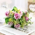 thumbnail image 4 of BAETEUY Artificial Flowers Silk Chrysanthemum Flower Lifelike Low Maintenance Holding Flowers Small Pieces Wedding Bouquet, 4 of 8