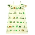 thumbnail image 5 of Pattern Ruffle Shoulder Dress, 5 of 8
