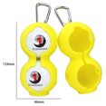 thumbnail image 1 of Greeniant Soporte para pelotas de golf, funda protectora de silicona suave, doble llavero resistente a caídas, accesorios de golf para 2 pelotas Golf Greeniant OD008923-00, 1 of 6