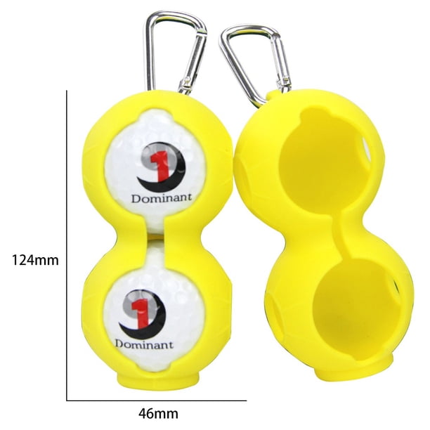 Pelotas De Golf, Funda Protectora De Silicona Suave, Doble Llavero Resistente A Caídas, Accesorios De Golf Para 2 Pelotas Guardurnaity OD008923-00