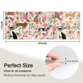 thumbnail image 5 of Chihuahua and Flower Florals Kitchen Rug Mat,Kitchen Runner Rugs Non Skid Washable,Decorative Kitchen Floor Mats for Kitchen,Sink,Laundry,17"X47", 5 of 5