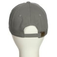 thumbnail image 2 of Daxton Classic Baseball Dad Hat Embroidered Initial Letters Cap - Light Gray, Letter E, 2 of 3