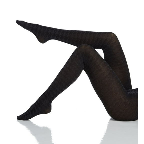 Women's Berkshire 4918 Houndstooth Fashion Tight (Grey/Black Houndstooth S)