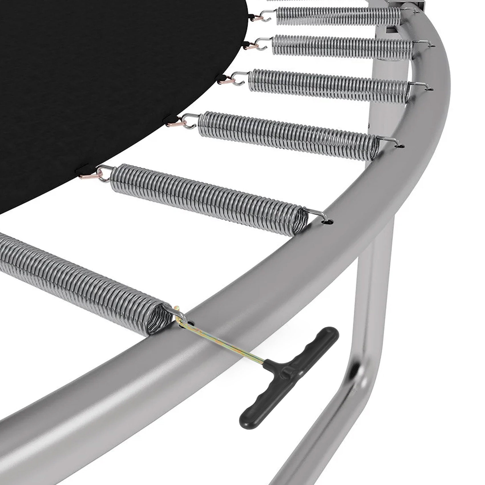 Tomedeks Kit 4 Outils De Traction Ressorts Trampoline - Crochets En T Plats Et à Tirer, Extracteur Universel