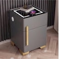 thumbnail image 2 of KPIBEST Smart Nightstands with Wireless Charging, USB Port, LED Lights and Speaker, 2 of 15