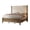 Gray Wash, variant on Amerlife Solid Wood King Size Bed Frame, 57" Tall Farmhouse Upholstered Line Wingback Headboard, Deep Button Tufted, Easy Assembly, Gray Wash