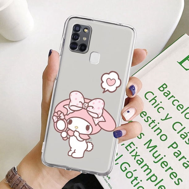 Funda de Hello Kitty Sanrio Kuromi para Samsung Galaxy A32, A21s, A03, A04, A01, A72, A52, A22, A30, A10, A51, A71, A02, A02s, A50, A70, A12 Fivean unisex