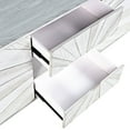thumbnail image 3 of Jofran Reece 60" Mid-Century Modern Starburst TV Stand Console Storage Cabinet, 3 of 11
