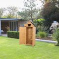 thumbnail image 2 of Fir wood Arrow Shed with Single Door Wooden Garden Shed Wooden Lockers Wood Color, 2 of 24
