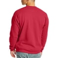 thumbnail image 4 of Hanes Mens EcoSmart Fleece Sweatshirt 2-Pack, 2XL, Deep Red, 4 of 7