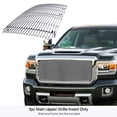 thumbnail image 3 of APS Compatible with GMC Sierra 2500 3500 2015-2019 Main Upper Stainless Steel SS Chrome Billet Front Grill Grille Insert G86325A, 3 of 7