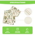 thumbnail image 5 of Wildflowers Floral Spring Table Runner, Butterfly Seasonal Summer Kitchen Dining Table Decoration for Home Party Decor 13x108 Inch, 5 of 6