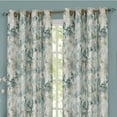 thumbnail image 2 of Mist Floral Window Curtain Panel: 50" x 84", Lined Blackout 8 Grommet Panel, 2 of 5