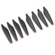 thumbnail image 5 of Hélices para dron con rayas de doble cara, flexibles, de plástico resistente, de una sola pala, 75 x 17 mm, 6030F, para Mini 3 Pro, punta naranja, 5 of 14