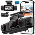 thumbnail image 1 of Cámara de tablero IIWEY N5 PRO 4K con vista 360°, GPS y WiFi 6, 128GB, 1 of 8