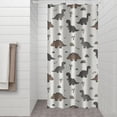 thumbnail image 2 of Light Beige Dinosaurs Landscapes Pattern Shower Curtain 36"x72" ,Bathroom Decorative Shower Curtains Set with 12 Hooks,Modern Waterproof Washable Shower Curtain, 2 of 6