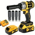 thumbnail image 6 of 21V Cordless Impact Wrench - Brushless Motor, 4000mAh Battery, Includes Toolbox & Sockets - Car/Home Repair - Father’s Day Gift, 6 of 14