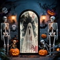 thumbnail image 2 of Halloween Hologram Ghost Mirror Spooky Blood Ghost Mirror with LED Light for Bedroom Kitchen Haunted House Decor, 2 of 7