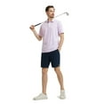 thumbnail image 5 of DTWOOO Men's Golf Shirts Short Sleeve Print Performance Moisture Wicking Dry Fit Golf Polo Shirts for Men, 5 of 8