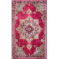 thumbnail image 2 of Rugs.com Fleur Collection Rug – 3' x 5' Pink Medium-Pile Rug Perfect For Entryways, Kitchens, Breakfast Nooks, Accent Pieces, 2 of 9