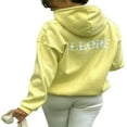 thumbnail image 4 of Women Spring Autumn Hoodie Long Sleeve Letter Hooded Sweatshirt with Pocket, 4 of 6