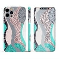 thumbnail image 3 of DesignSkinz Retro Summer Mint and Coral Full-Body Skin Decal Wrap Cover for iPhone 12 Mini, 3 of 9