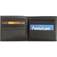 thumbnail image 2 of Fashion Black Leather Bi-Fold Wallet With Card Holder Flaps Made In India gm17693, 2 of 5