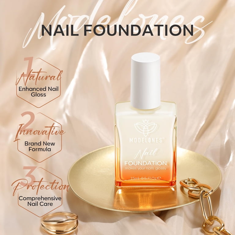 Modelones Nail Strengthener Polish, Milky White, 0.5 oz photo 8