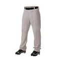 thumbnail image 2 of Alleson Athletic B41485397 Mens Pinstripe Baseball Pants, Grey & Red - 2XL, 2 of 2