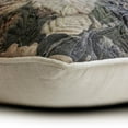 thumbnail image 6 of Decorative Grey 22"x22" (55x55 cm) Throw Pillows, Cotton & Linen Beaded Printed Throw Pillows For Couch, Floral Pattern Modern Style - Rada, 6 of 10