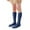 Dark Blue, variant on Kids Boys Girls Cotton Socks Unisex Solid Color Socks Casual Crew Socks Toddler Dress Sock 1-12 Years