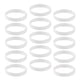 thumbnail image 4 of Pulsera de silicona Sunnimix 15 piezas de goma de Moda Blanco, 4 of 7