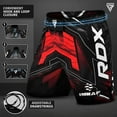 thumbnail image 2 of RDX IMMAF Approved MMA Shorts, Side Slits Design Suitable for MMA Boxing, Muay Thai, Kickboxing Gym Workout, 2 of 6