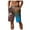 Z133-Brown, variant on CHENge Big Tall Swim Trunks Loose Fit Solid Color Quick-Dry 4th Of July Swim Trunks with Compression Liner Stretch Fabric Summer Swimwear