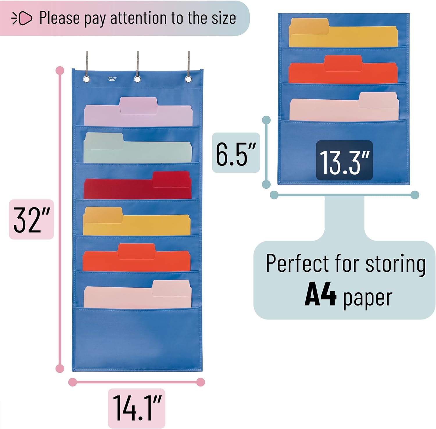 Mr. Pen - Brandclub - Mr. Pen- Hanging Wall File Organizer, 6