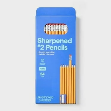 Wood Pencil and Sharpener Kit