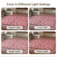 thumbnail image 7 of ODIKA Pink Print Leopard Boho Cheetah Spotted Flannel Motif Abstract for Dining Room, Under Table, Office, Non-Slip Chair-Friendly Floor, 7 of 7