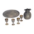 thumbnail image 3 of Turkish Coffee Set, Fadeless Rustproof Unique Design Vintage Style Goblets Zinc Alloy Highly Durable  For Celebration For Home For Party, 3 of 8