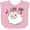 AD-Pink, variant on Inktastic I Love Ewe- Cute Sheep Boys or Girls Baby Bib